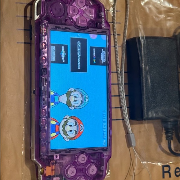 Sony Handheld Console in Transparent Purple - Picture 5 of 8